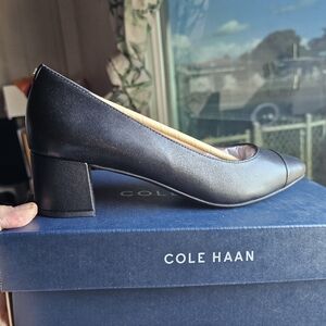 Cole Haan Black Leather Pumps
